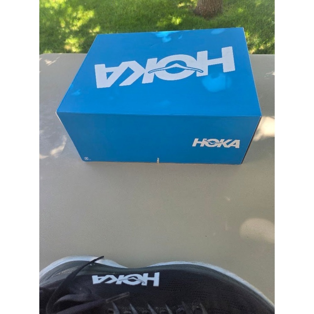 Hoka Mach 4 Black Dark Shadow Running Shoes Womens 9B Low Top Athletic Sneakers - Picture 8 of 8